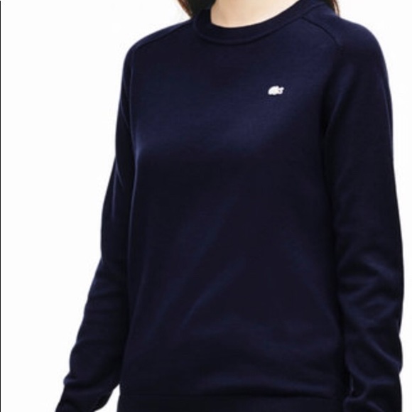 lacoste navy sweater